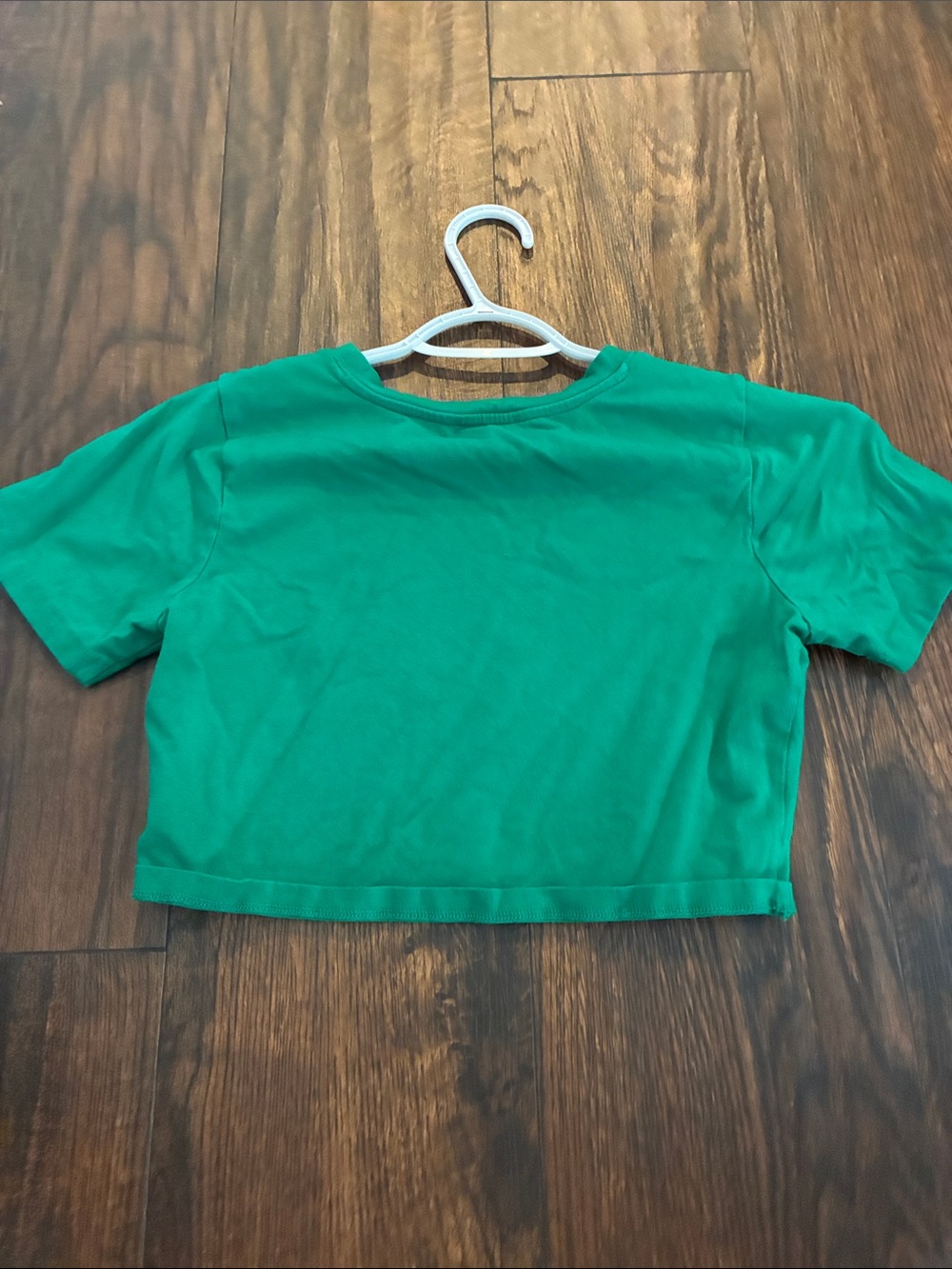 Green Crop Tee - Zenana - Picture 2 of 2